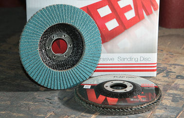 Circônio de alumínio para moagem de ângulos Abrasivos Flap Discs Tipo 27 P36-P120 Grit