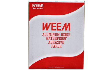 WEEM 2014-01 Folhas de papel de areia de alumínio revestidas eletro para arejar molhado e seco