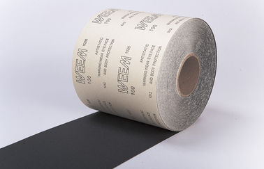 Carbono de silício rolos de papel abrasivo com revestimento fechado Tratamentos antiestáticos