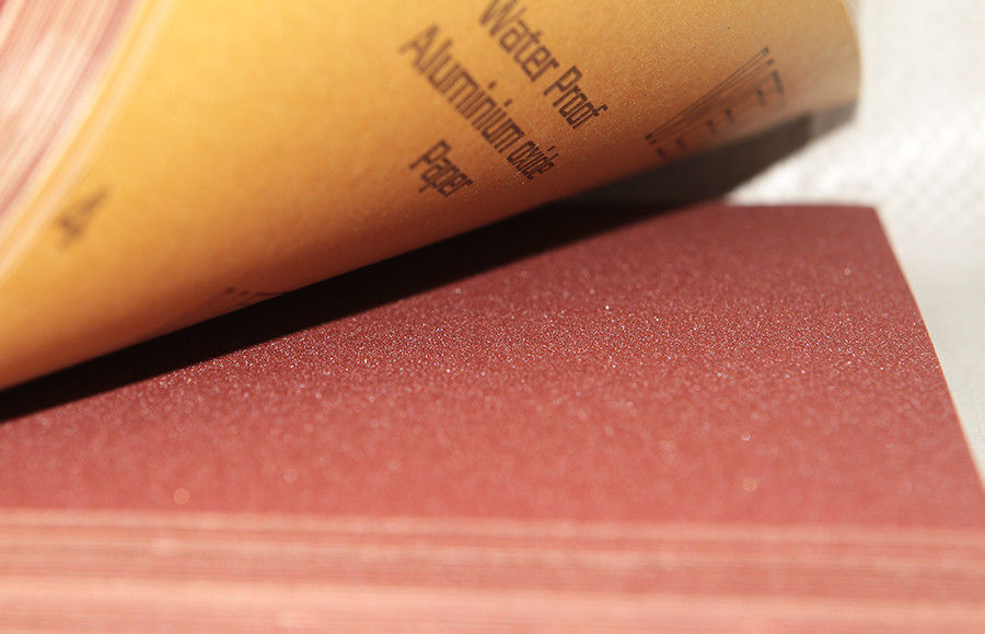 WEEM 2014-01 Folhas de papel de areia de alumínio revestidas eletro para arejar molhado e seco