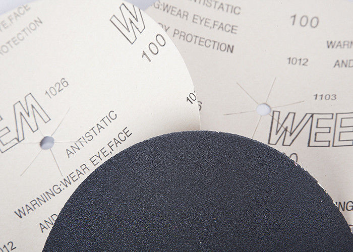 Abrasivos de lixamento do assoalho antiestático disco de lixamento P100 do assoalho do papel do carboneto de silicone de 7 polegadas