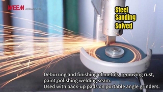 3216 Fibra Vulcanizada Zircônia-Alumina Teste de Moagem de Metal de 10 Minutos